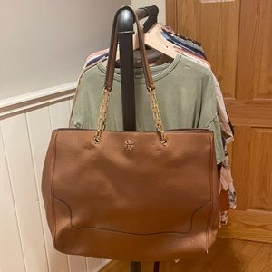 Well loved Tory Burch Large Tote!